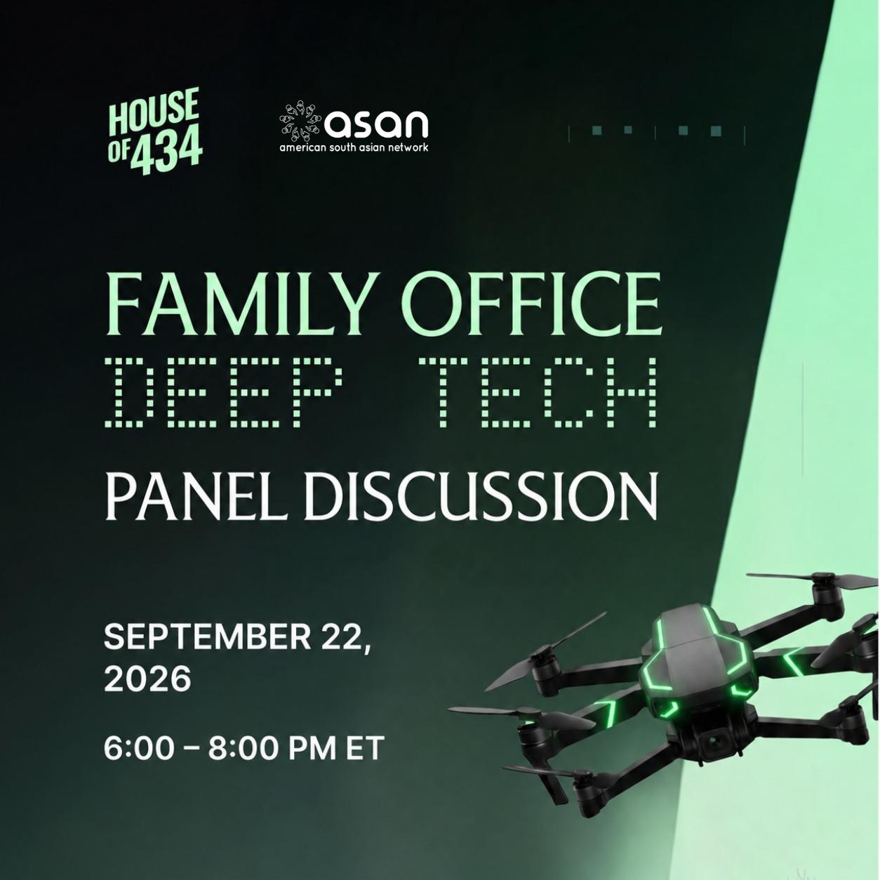 Family Office Deep Tech Panel Discussion in NYC
